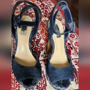 Jessica simpson denim heels